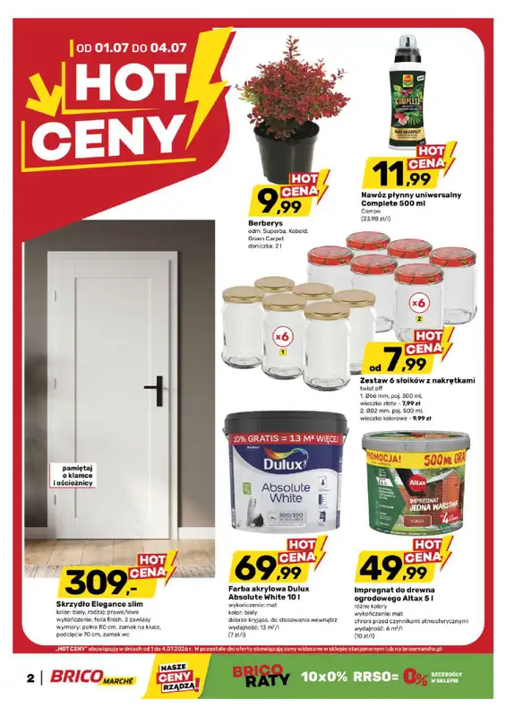 Bricomarche - gazetka promocyjna Gazetka od środy 01.07 do soboty 11.07 - strona 2