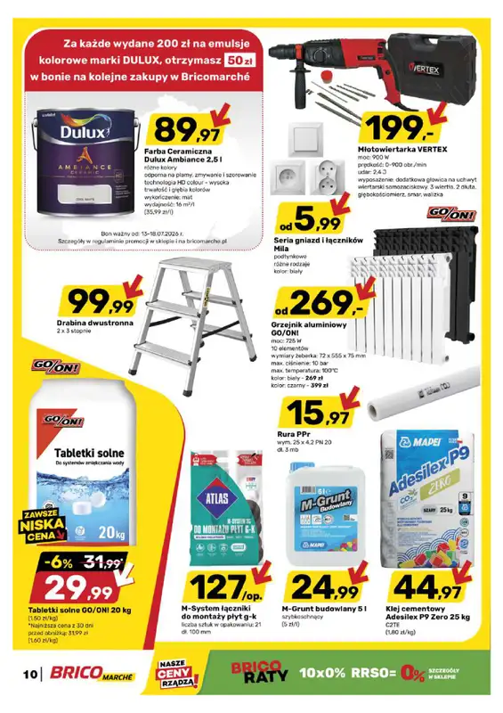 Bricomarche - gazetka promocyjna Gazetka od środy 01.07 do soboty 11.07 - strona 11