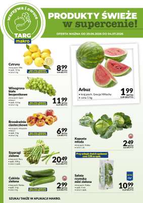 Makro - gazetka promocyjna Targ MAKRO - oferta świeża w super cenach! od poniedziałku 29.06 do soboty 04.07 - strona 5