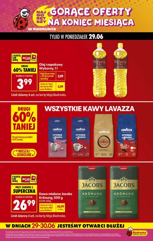 Biedronka - gazetka promocyjna Gorące oferty na koniec miesiąca od poniedziałku 29.06 do soboty 04.07 - strona 2