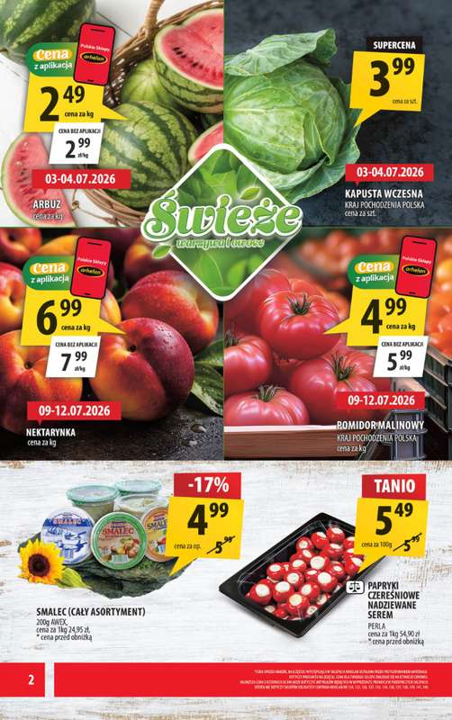 Arhelan - gazetka promocyjna Gazetka od piątku 03.07 do niedzieli 12.07 - strona 2