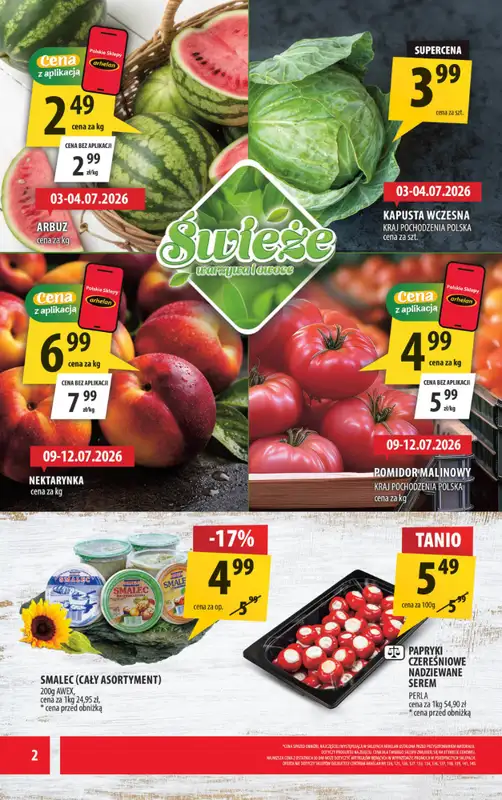 Arhelan - gazetka promocyjna Gazetka od piątku 03.07 do niedzieli 12.07 - strona 2