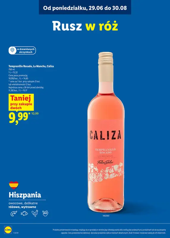 Lidl - gazetka promocyjna Karta win  do soboty 01.08 - strona 22