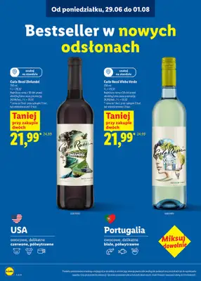 Lidl - gazetka promocyjna Karta win  do soboty 01.08 - strona 3