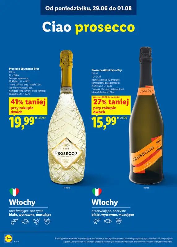 Lidl - gazetka promocyjna Karta win  do soboty 01.08 - strona 11