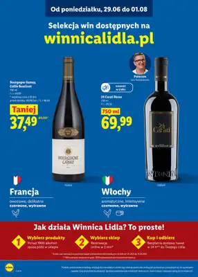 Lidl - gazetka promocyjna Karta win  do soboty 01.08 - strona 27