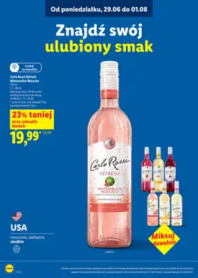 Lidl - gazetka promocyjna Karta win  do soboty 01.08 - strona 7