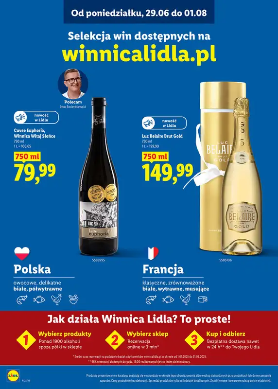Lidl - gazetka promocyjna Karta win  do soboty 01.08 - strona 28