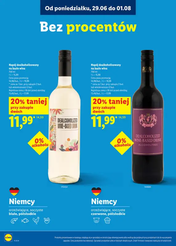 Lidl - gazetka promocyjna Karta win  do soboty 01.08 - strona 21