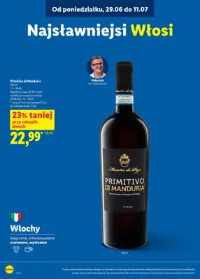 Lidl - gazetka promocyjna Karta win  do soboty 01.08 - strona 24