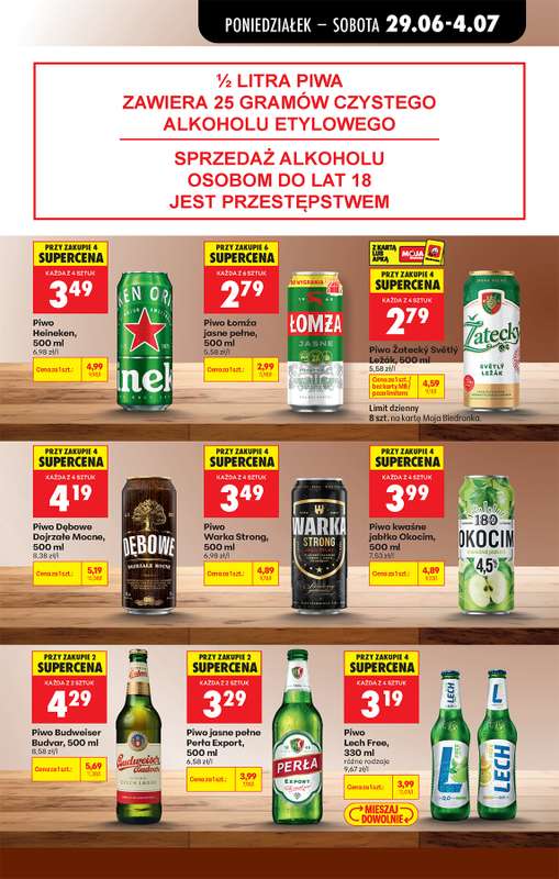 Biedronka - gazetka promocyjna Od poniedziałku od poniedziałku 29.06 do soboty 04.07 - strona 71