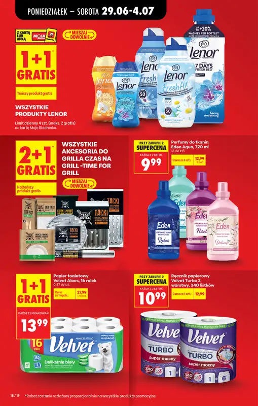 Biedronka - gazetka promocyjna Od poniedziałku od poniedziałku 29.06 do soboty 04.07 - strona 22