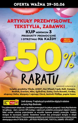 Biedronka - gazetka promocyjna Od poniedziałku od poniedziałku 29.06 do soboty 04.07 - strona 27