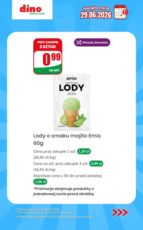 Dino - gazetka promocyjna Specjalna oferta na 29.06.2026 - promocje spoza gazetki od poniedziałku 29.06 do poniedziałku 29.06 - strona 5