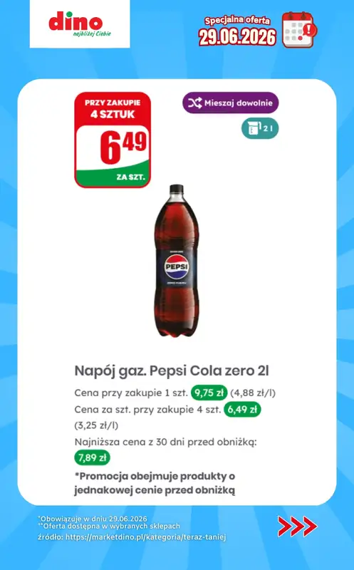 Dino - gazetka promocyjna Specjalna oferta na 29.06.2026 - promocje spoza gazetki od poniedziałku 29.06 do poniedziałku 29.06 - strona 2