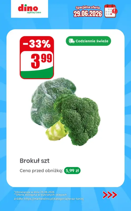 Dino - gazetka promocyjna Specjalna oferta na 29.06.2026 - promocje spoza gazetki od poniedziałku 29.06 do poniedziałku 29.06 - strona 11