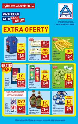 Aldi - gazetka promocyjna Extra oferty na wtorek w Aldi! od wtorku 30.06 do wtorku 30.06