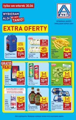 Aldi - gazetka promocyjna Extra oferty na wtorek w Aldi! od wtorku 30.06 do wtorku 30.06