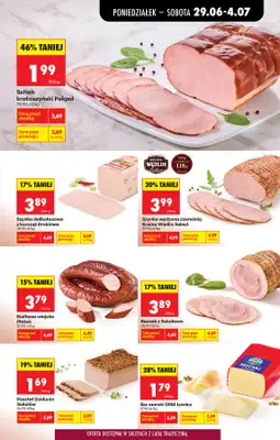 Biedronka - gazetka promocyjna Od poniedziałku, Z ladą tradycyjną od poniedziałku 29.06 do soboty 04.07 - strona 39