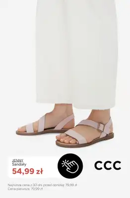 CCC - gazetka promocyjna SALE damskie sandały do 100 zł od poniedziałku 29.06  - strona 4