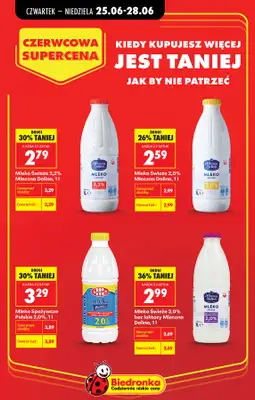Biedronka - gazetka promocyjna Od czwartku od czwartku 25.06 do środy 01.07 - strona 2
