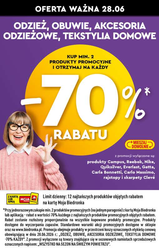 Biedronka - gazetka promocyjna Od czwartku od czwartku 25.06 do środy 01.07 - strona 73