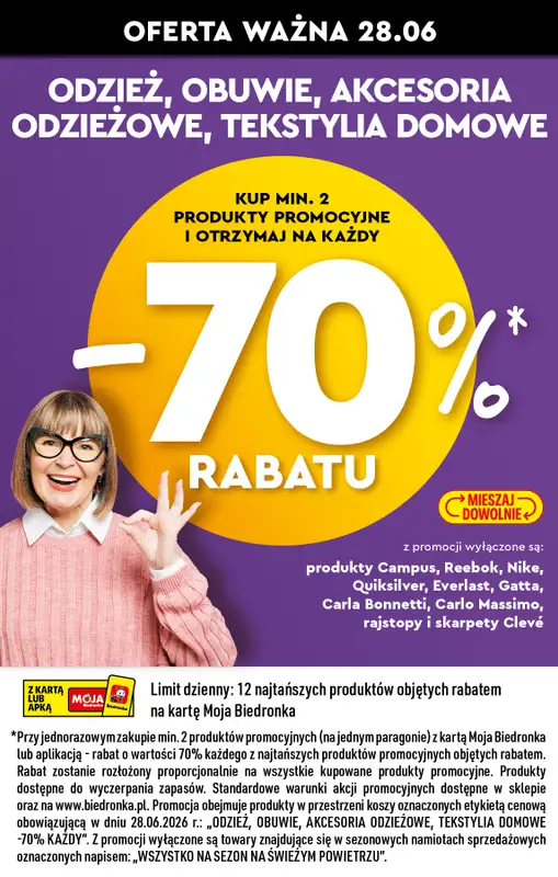 Biedronka - gazetka promocyjna Od czwartku, Z ladą tradycyjną od czwartku 25.06 do środy 01.07 - strona 73