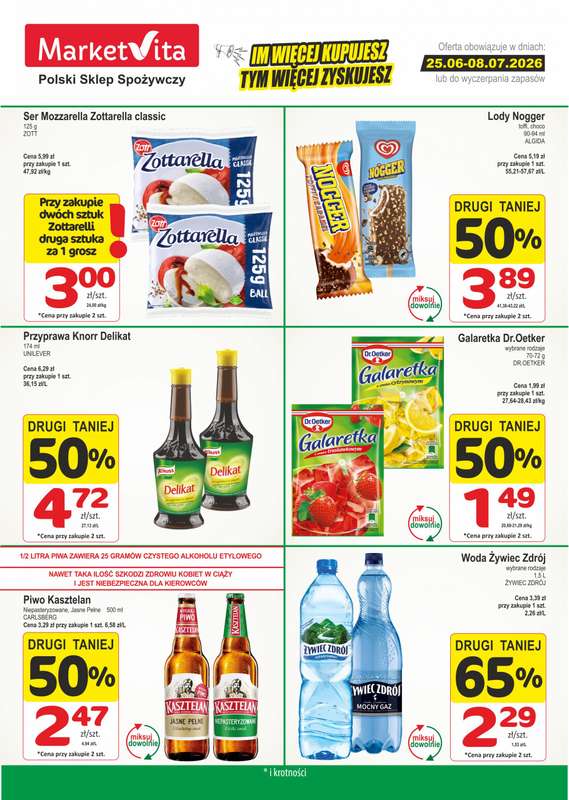 Marketvita - gazetka promocyjna Wielosztuki  do środy 08.07