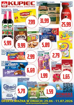 Kupiec - gazetka promocyjna Oferta plakatowa od poniedziałku 29.06 do soboty 11.07 - strona 2