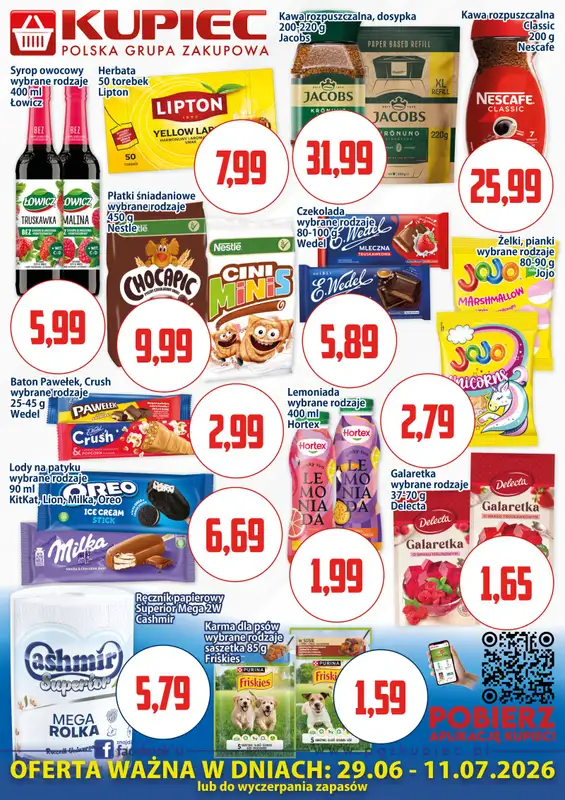 Kupiec - gazetka promocyjna Oferta plakatowa od poniedziałku 29.06 do soboty 11.07 - strona 2