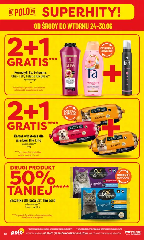 POLOmarket - gazetka promocyjna Gazetka od środy 24.06 do wtorku 30.06 - strona 10