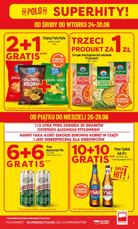POLOmarket - gazetka promocyjna Gazetka od środy 24.06 do wtorku 30.06 - strona 7