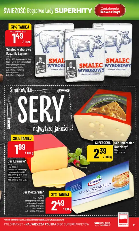 POLOmarket - gazetka promocyjna Gazetka od środy 24.06 do wtorku 30.06 - strona 21