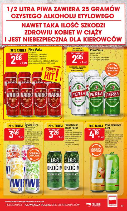 POLOmarket - gazetka promocyjna Gazetka od środy 24.06 do wtorku 30.06 - strona 53