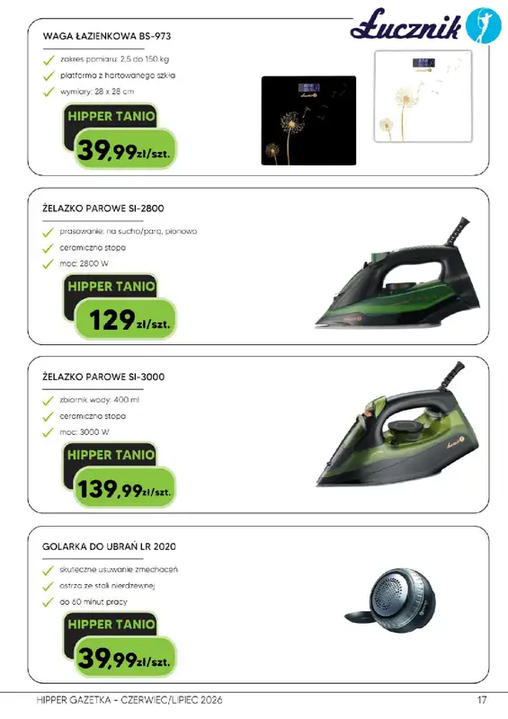 HIPPER.pl - gazetka promocyjna Gazetka od poniedziałku 29.06 do środy 01.07 - strona 17