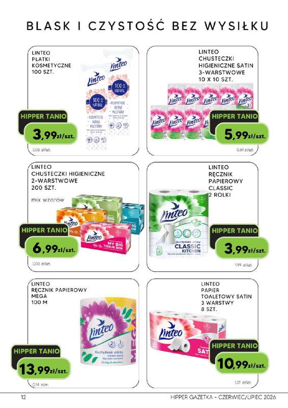 HIPPER.pl - gazetka promocyjna Gazetka od poniedziałku 29.06 do środy 01.07 - strona 12