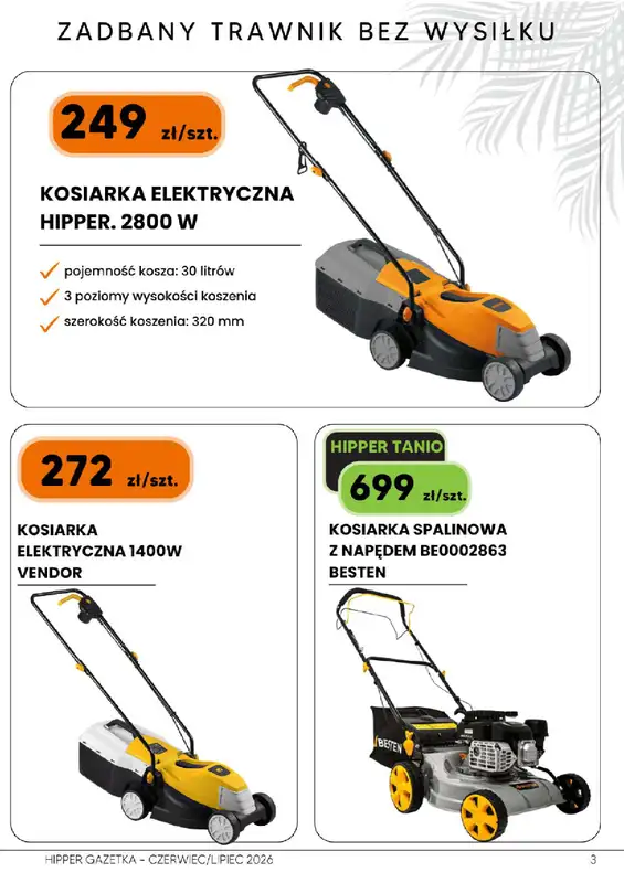 HIPPER.pl - gazetka promocyjna Gazetka od poniedziałku 29.06 do środy 01.07 - strona 3