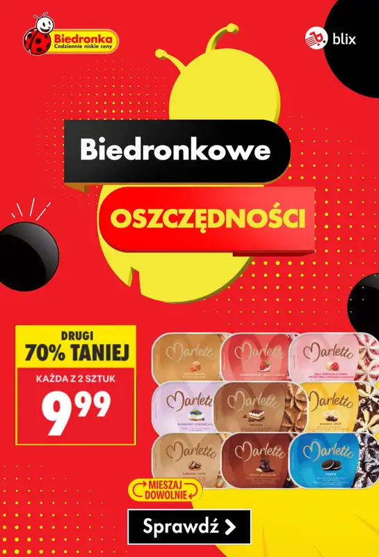Biedronka - gazetka promocyjna Biedronkowe oszczędności  
