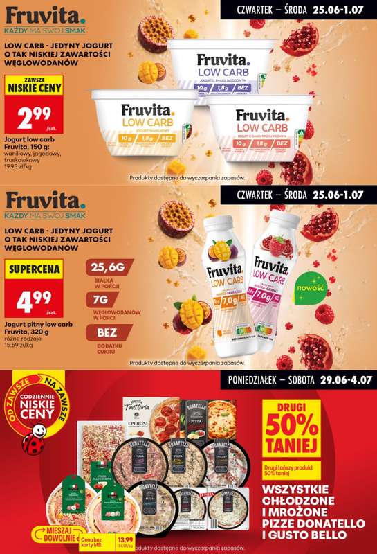 Biedronka - gazetka promocyjna Biedronkowe oszczędności od poniedziałku 29.06 do środy 01.07 - strona 7