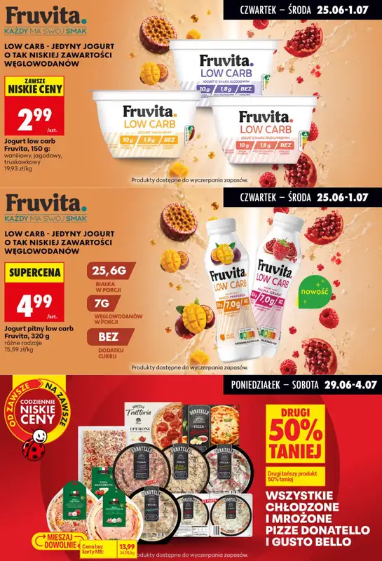 Biedronka - gazetka promocyjna Biedronkowe oszczędności od poniedziałku 29.06 do środy 01.07 - strona 7