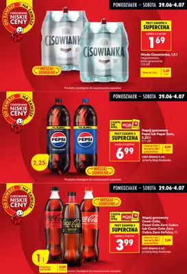 Biedronka - gazetka promocyjna Biedronkowe oszczędności od poniedziałku 29.06 do środy 01.07 - strona 5