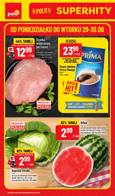 POLOmarket - gazetka promocyjna Super hity  