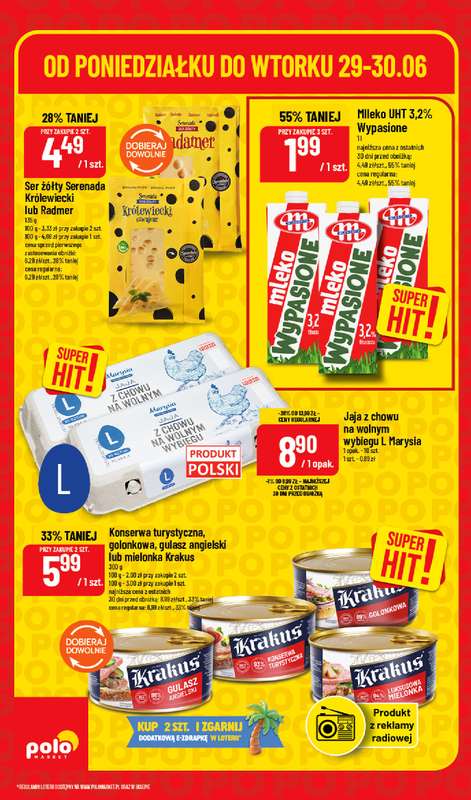 POLOmarket - gazetka promocyjna Super hity od poniedziałku 29.06 do wtorku 30.06 - strona 4