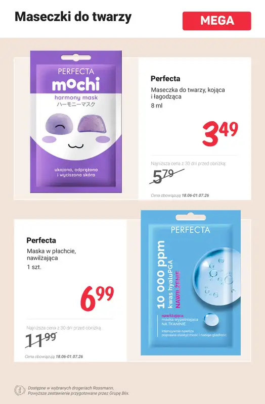 Rossmann - gazetka promocyjna MEGA promocje na pielęgnację! od poniedziałku 29.06 do środy 01.07 - strona 5