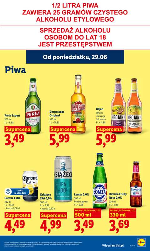 Lidl - gazetka promocyjna Oferta od poniedziałku od poniedziałku 29.06 do środy 01.07 - strona 67