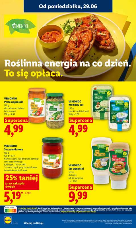 Lidl - gazetka promocyjna Oferta od poniedziałku od poniedziałku 29.06 do środy 01.07 - strona 52
