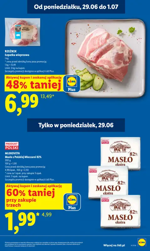 Lidl - gazetka promocyjna Oferta od poniedziałku od poniedziałku 29.06 do środy 01.07 - strona 3