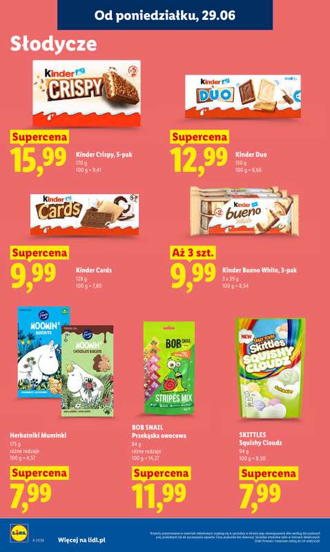 Lidl - gazetka promocyjna Oferta od poniedziałku od poniedziałku 29.06 do środy 01.07 - strona 72
