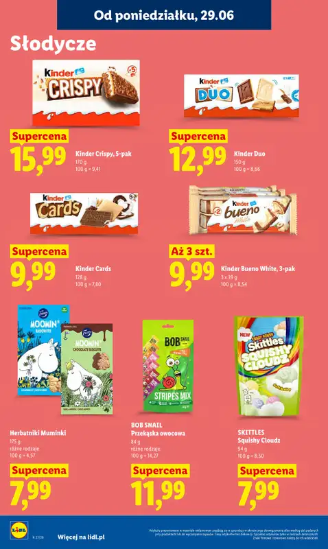 Lidl - gazetka promocyjna Oferta od poniedziałku od poniedziałku 29.06 do środy 01.07 - strona 72