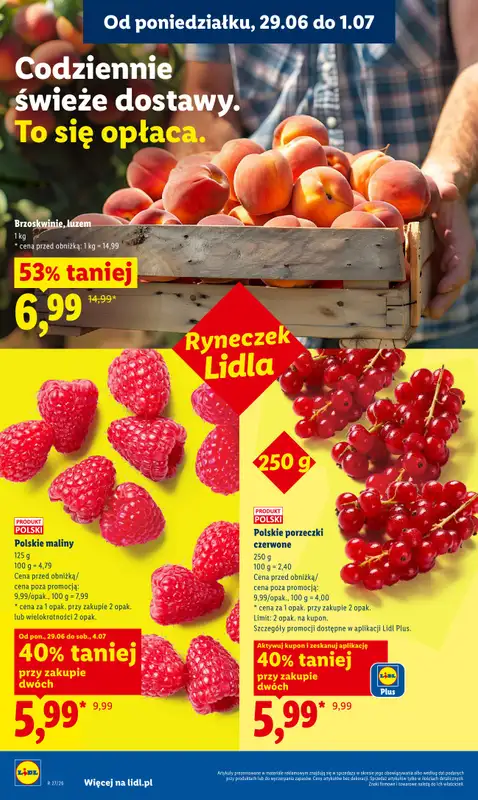 Lidl - gazetka promocyjna Oferta od poniedziałku od poniedziałku 29.06 do środy 01.07 - strona 30